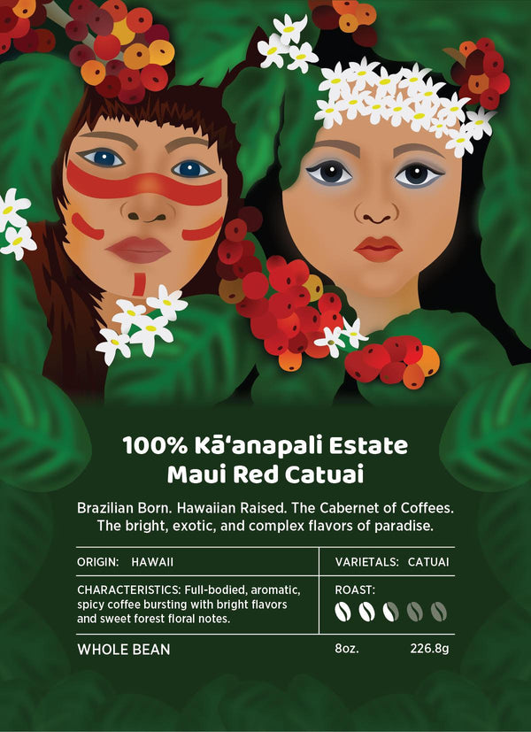 100% Kaanapali Estate Maui Red Catuai 8oz - 226g 3