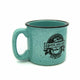 Without Coffee Mug Aqua Green, Red and White 2