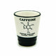 Caffeine Molecule Espresso Shot Mug - White Ceramic - Coffee Gallery Hawaii