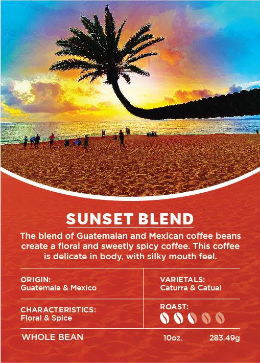 Sunset Blend Coffee Whole Bean Caturra & Catuai 2